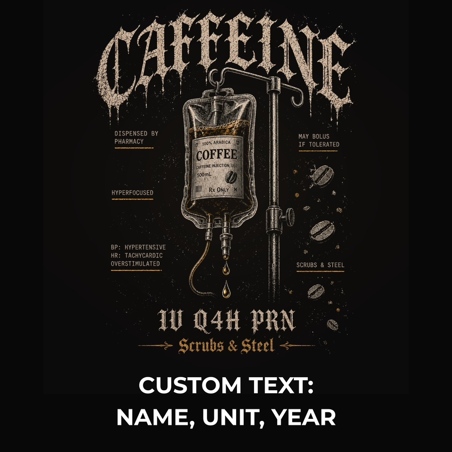 Personalized Nurse Tee — Your Unit, Your Name — alternate view