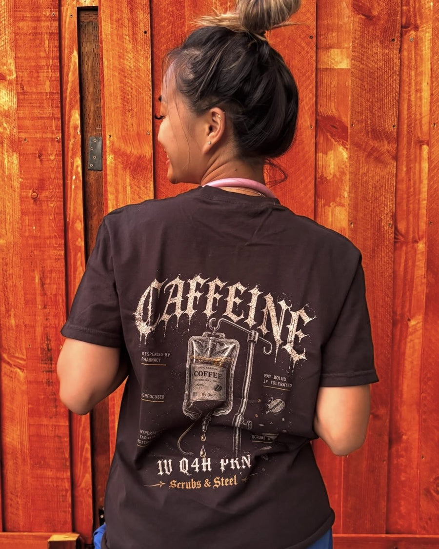 Coffee IV Nurse Tee — Bolus If Tolerated — alternate view